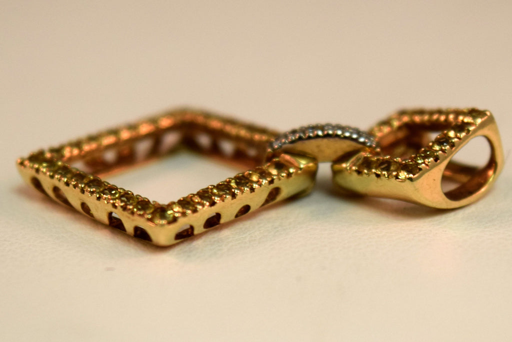 Two-Tone Gold Pendant