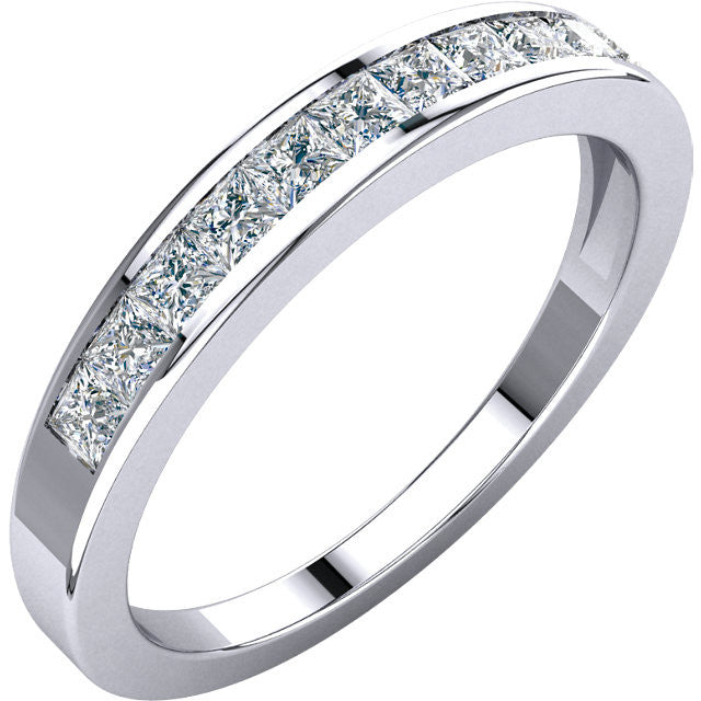 White Gold Diamond Anniversary Band.