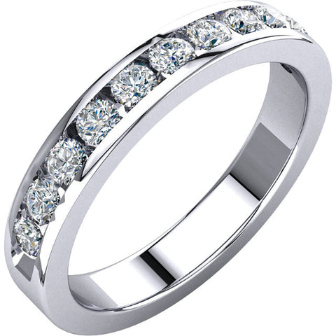 White Gold Diamond Anniversary Band