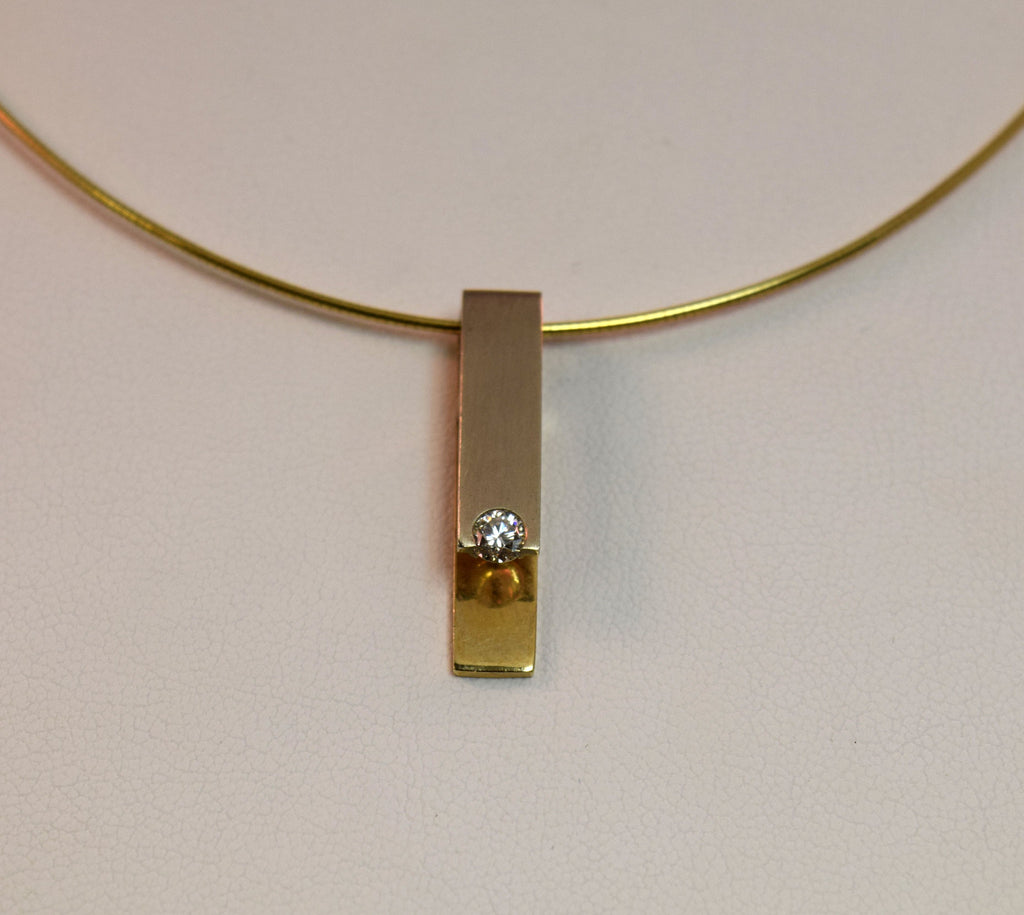Yellow Gold Diamond Necklace