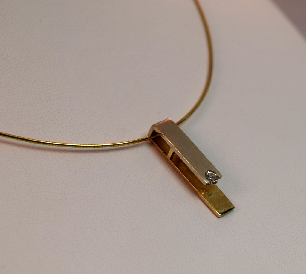 Yellow Gold Diamond Necklace