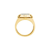 Yellow Gold Diamond Cluster Ring