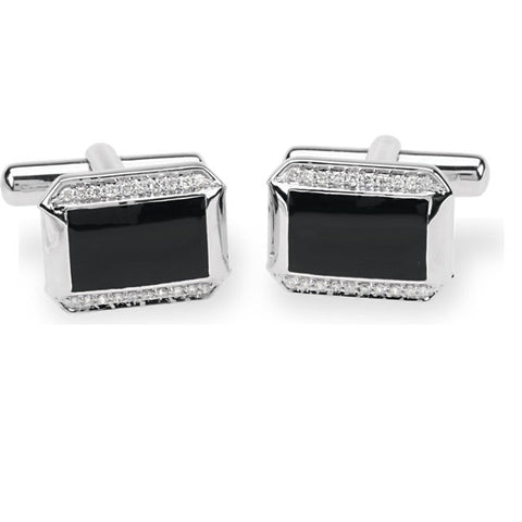 White Gold Cuff Links