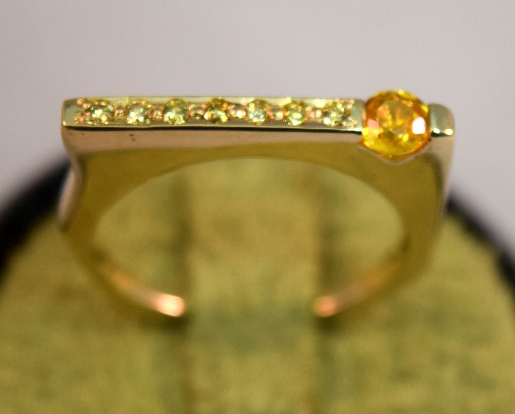 Yellow Gold Yellow Sapphire Ring