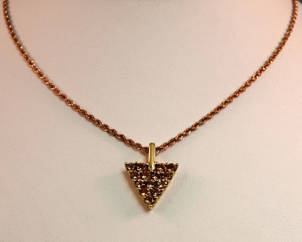 Rose Gold Morganite Necklace