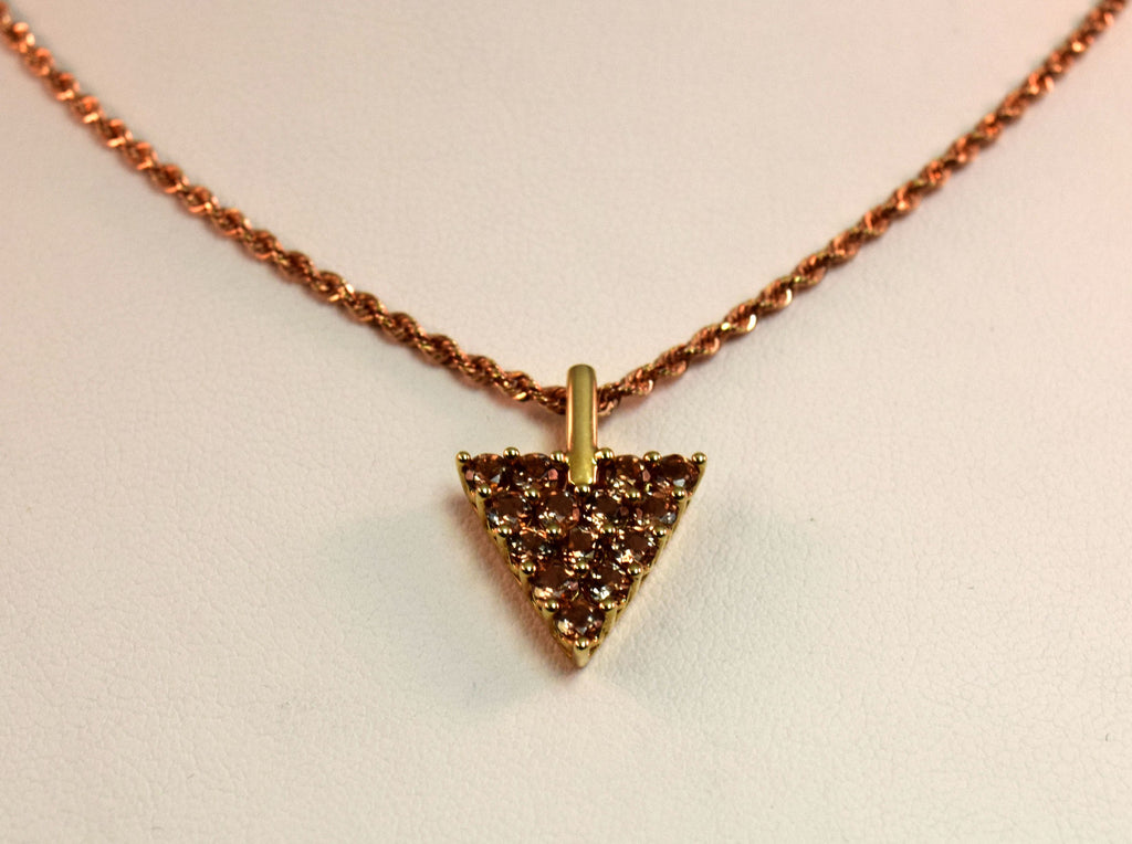 Rose Gold Morganite Necklace