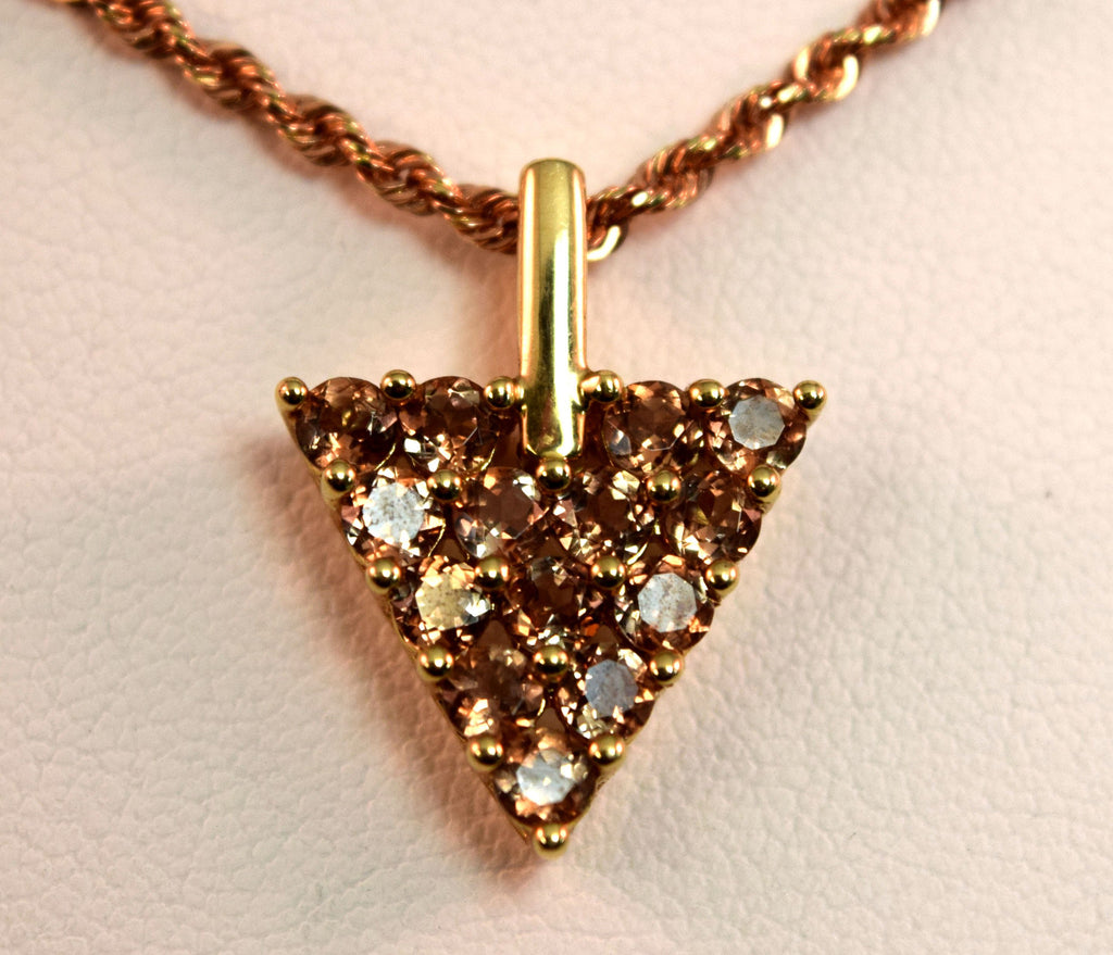 Rose Gold Morganite Necklace