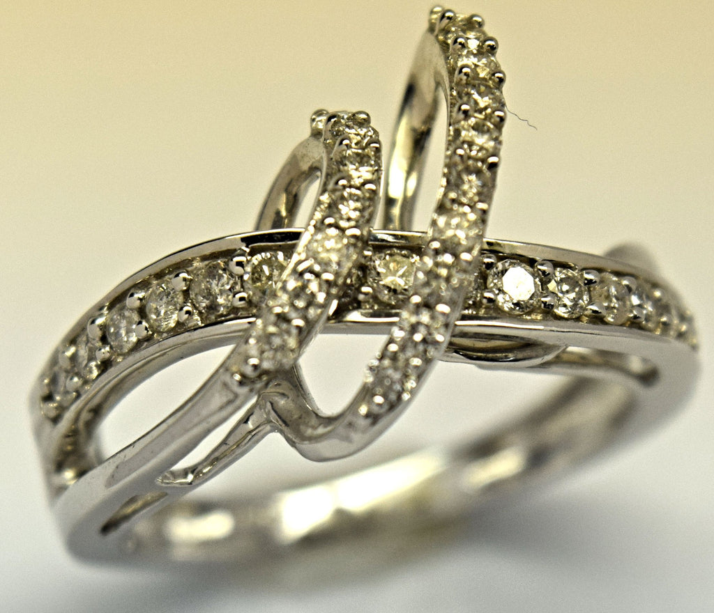 white gold diamond ring