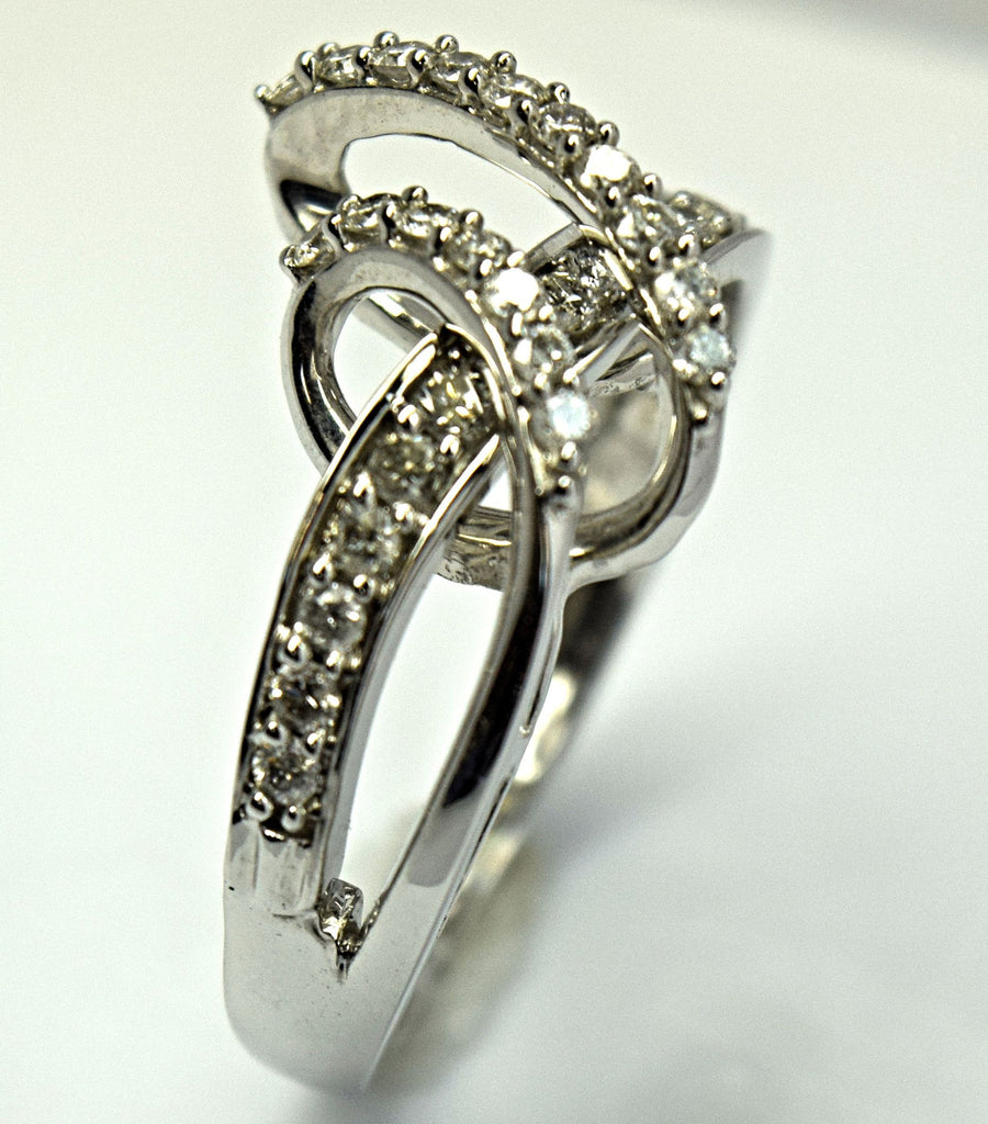 white gold diamond ring