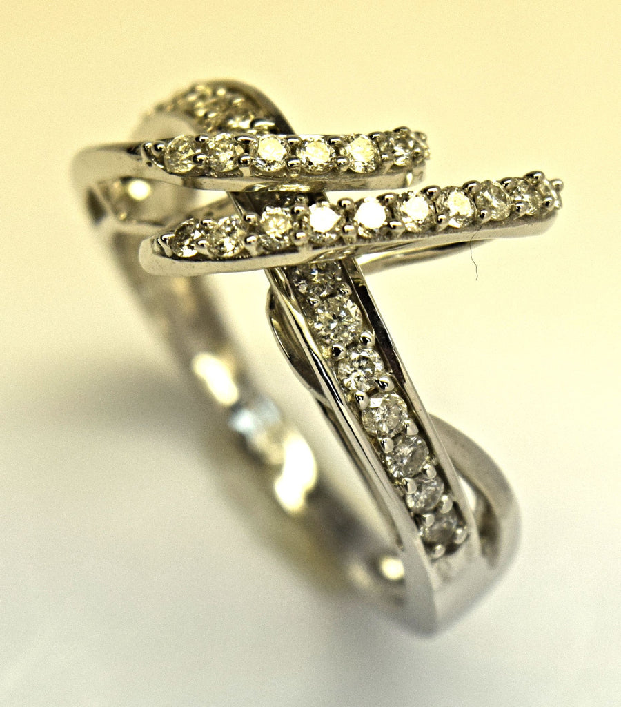 white gold diamond ring