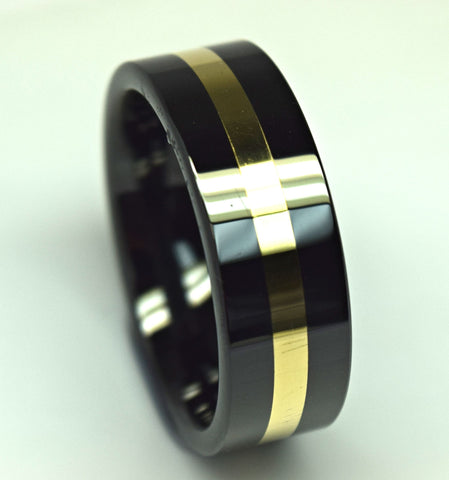Ceramic Gold Band