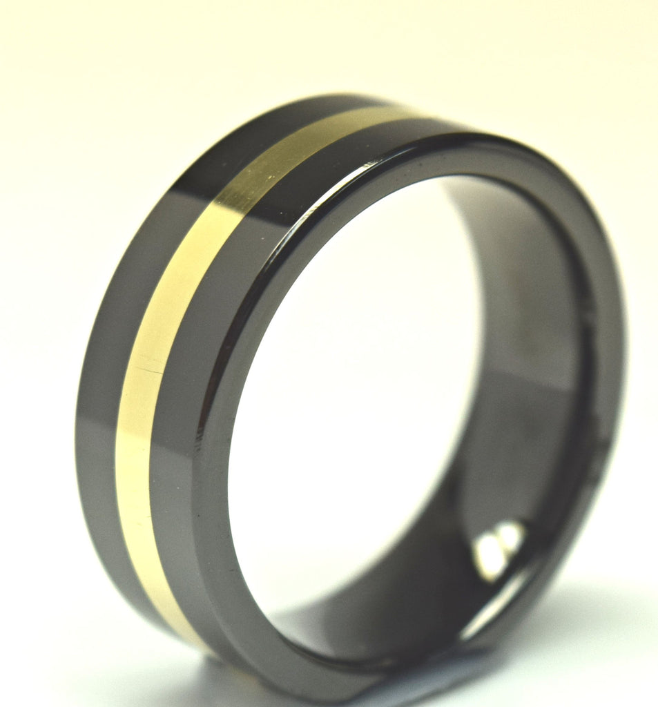 Ceramic Gold Band