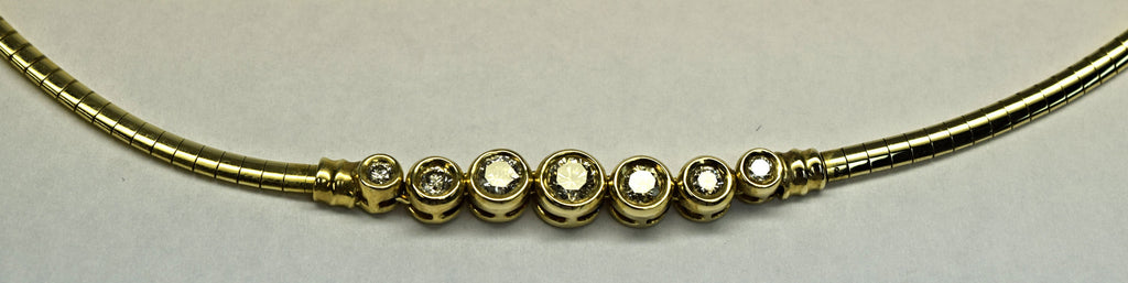 Yellow Gold Diamond Necklace
