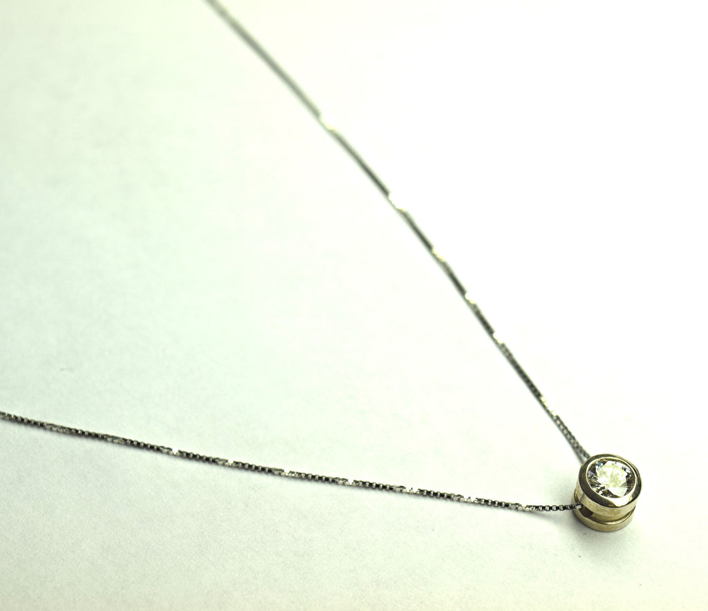White Gold Diamond Necklace