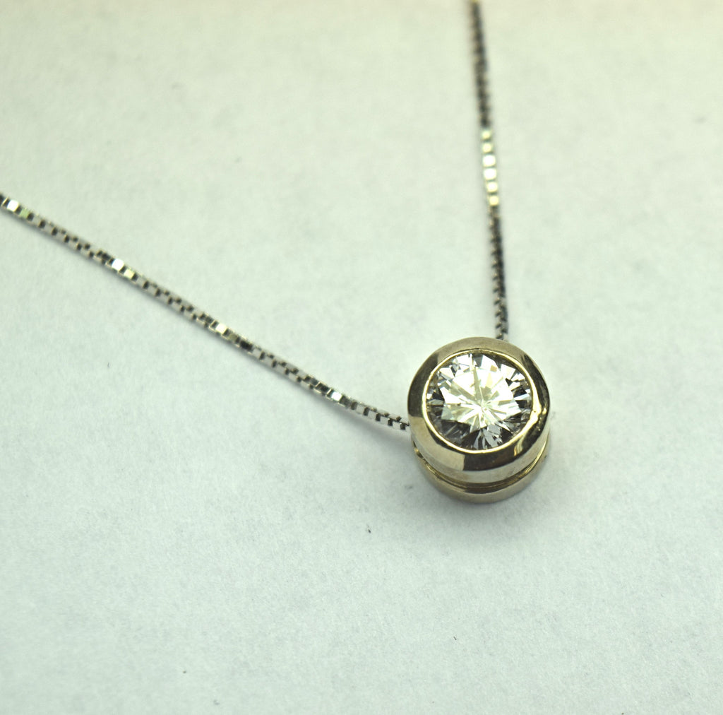 White Gold Diamond Necklace