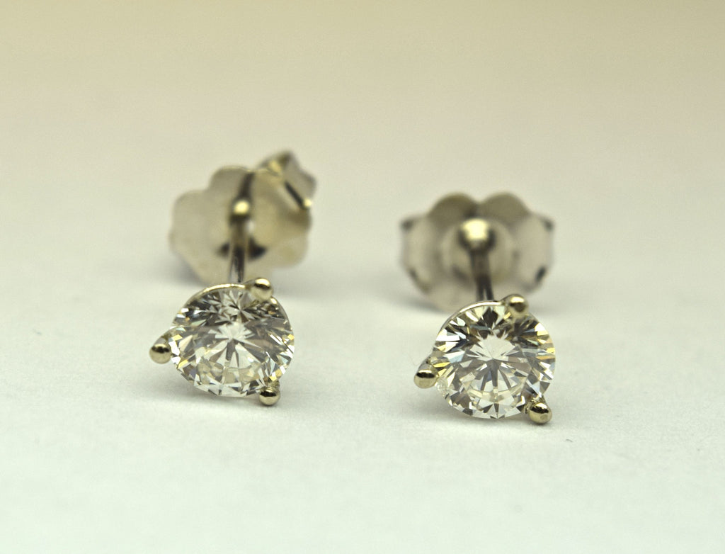 diamond stud earrings