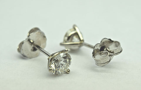 diamond stud earrings