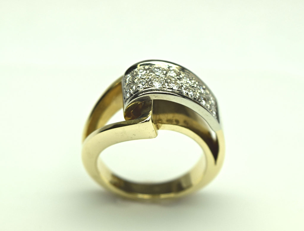 Two-tone Diamond Ring