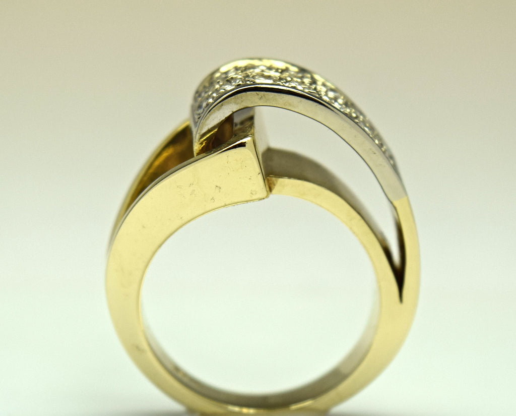 Two-tone Diamond Ring