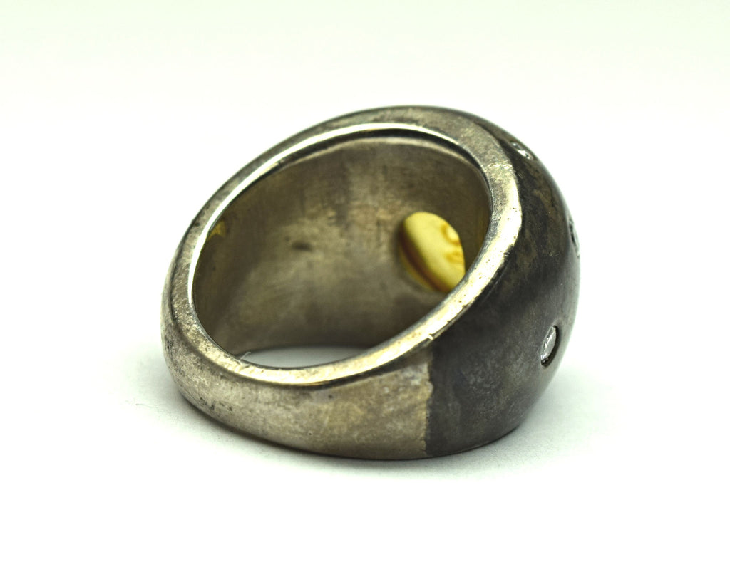 Sterling Silver "Moon in the Sky" ring