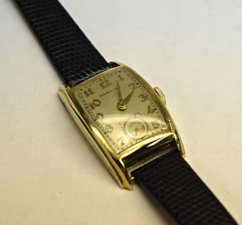 Gold filled hamilton wrist watch Gold filled hamilton wrist watch