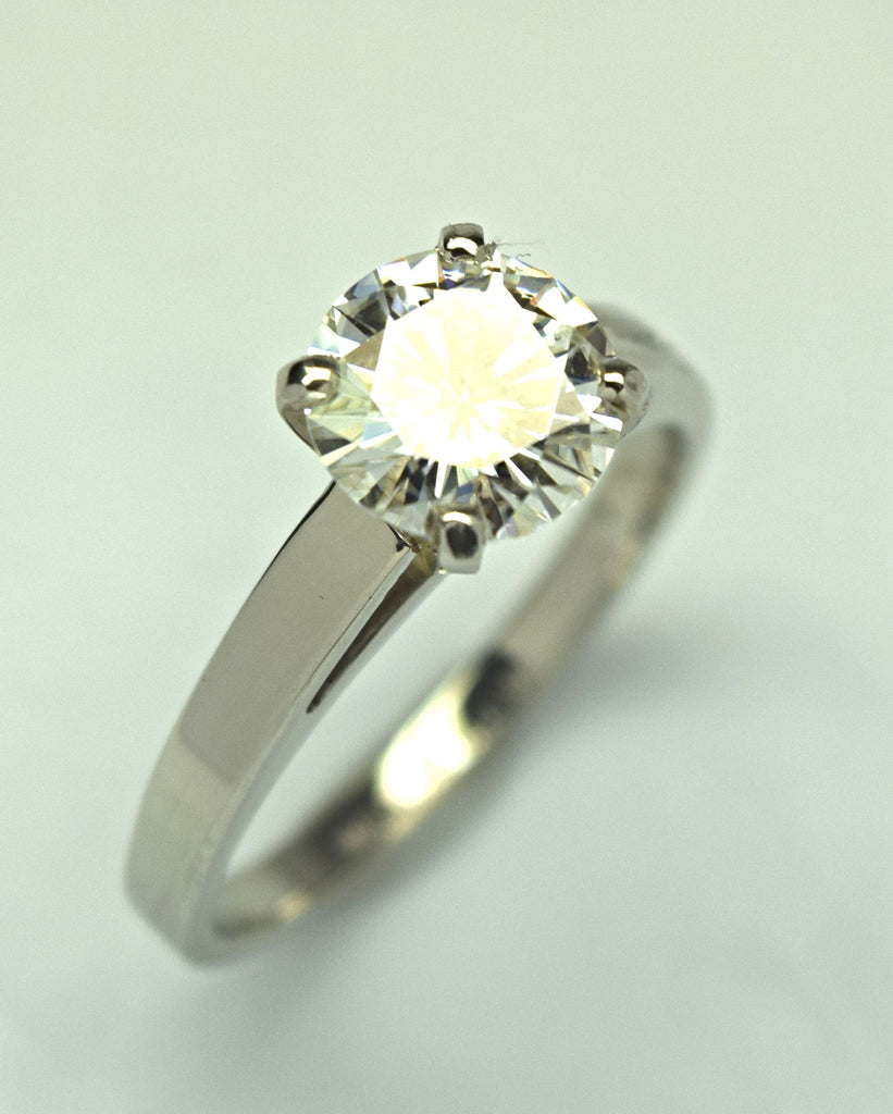 Moissanite Engagement Ring