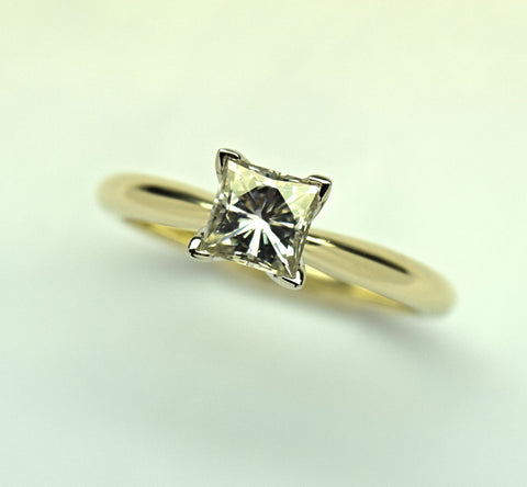 Moissanite Engagement Ring