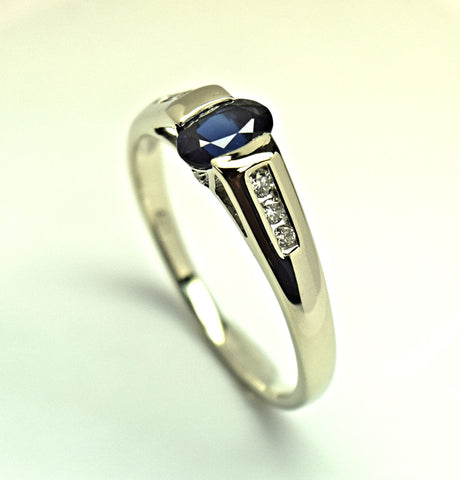 Sapphire and Diamond Ring