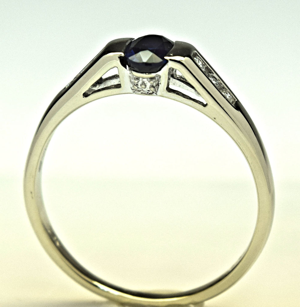 Sapphire and Diamond Ring