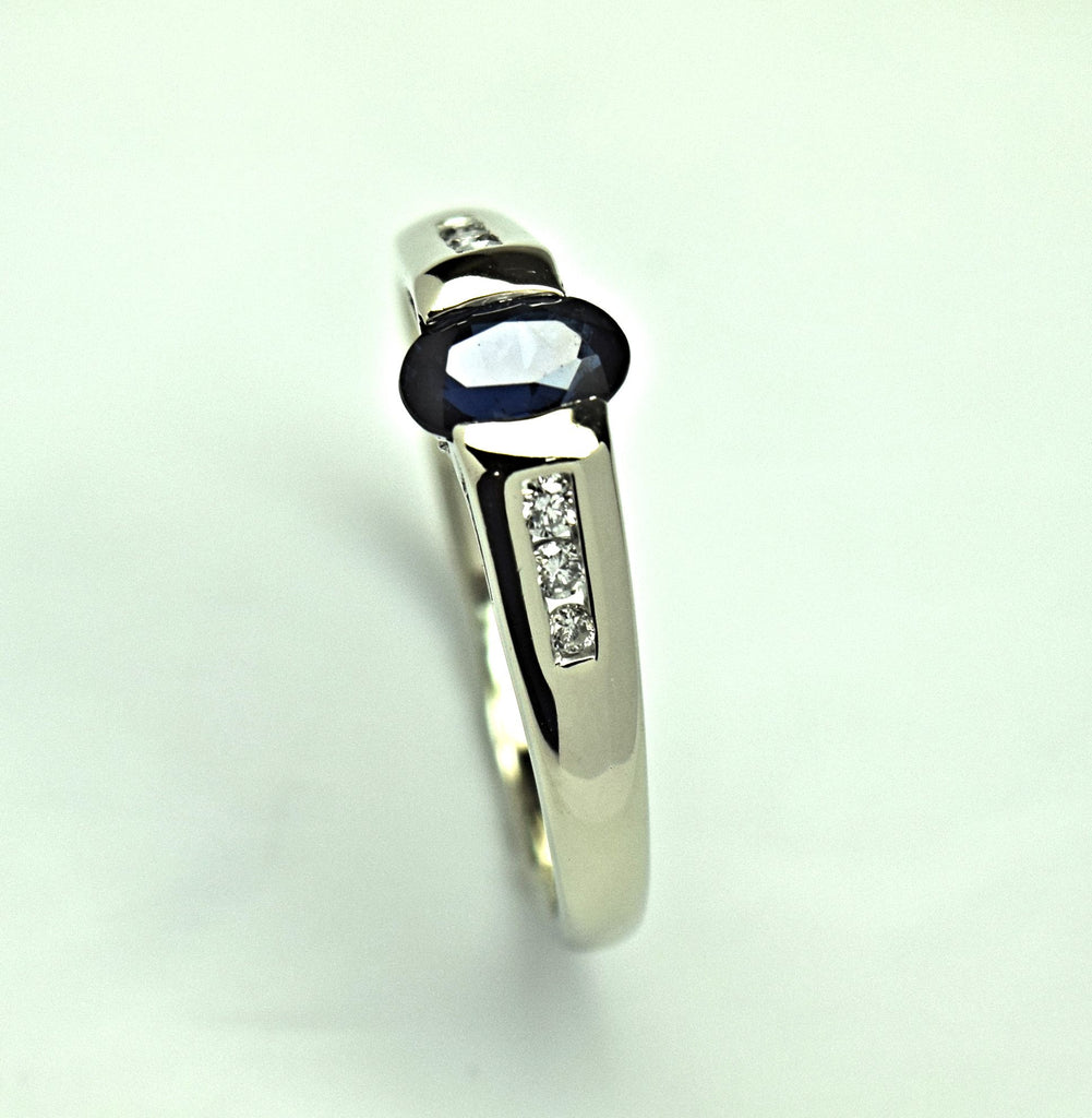 Sapphire and Diamond Ring