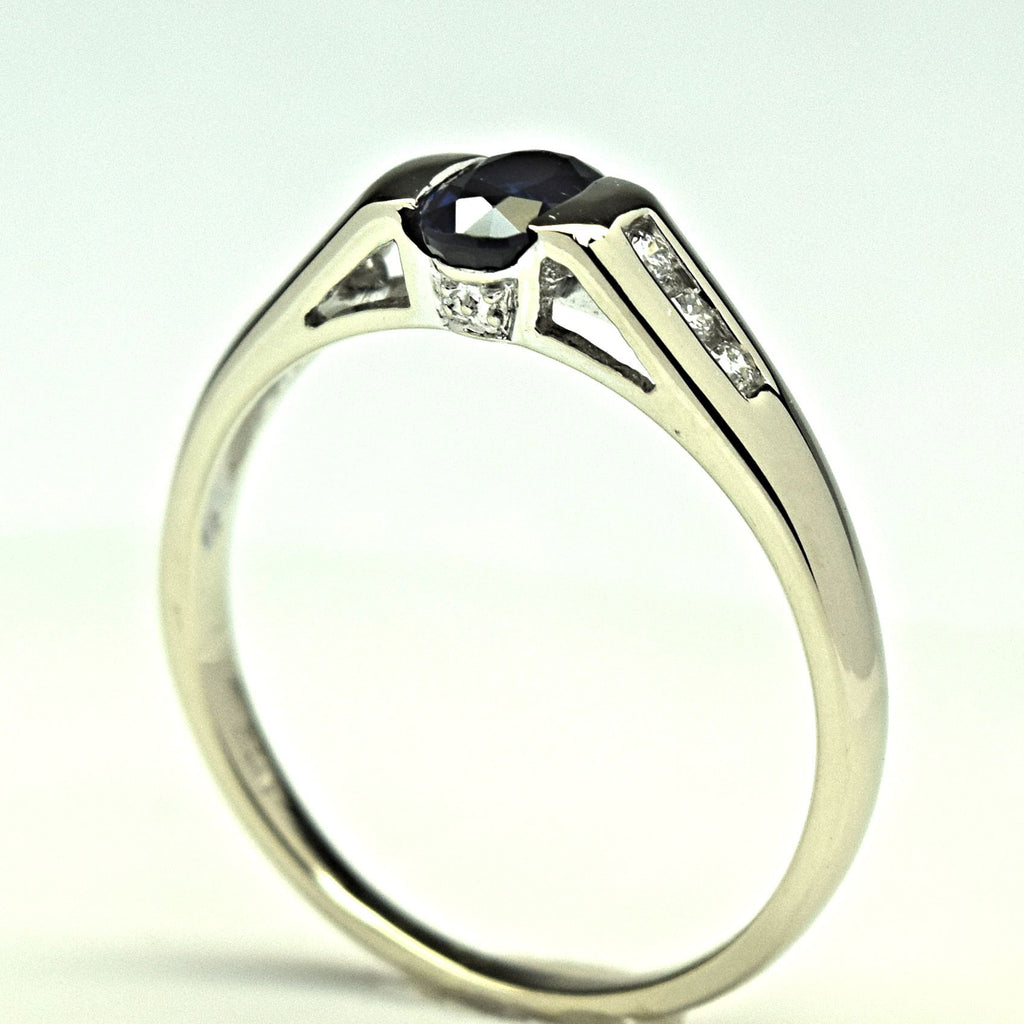 Sapphire and Diamond Ring