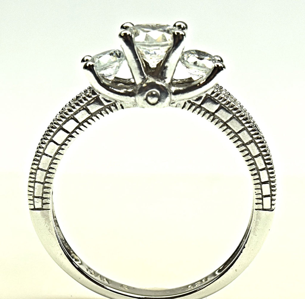 Sterling Silver Engagement Ring