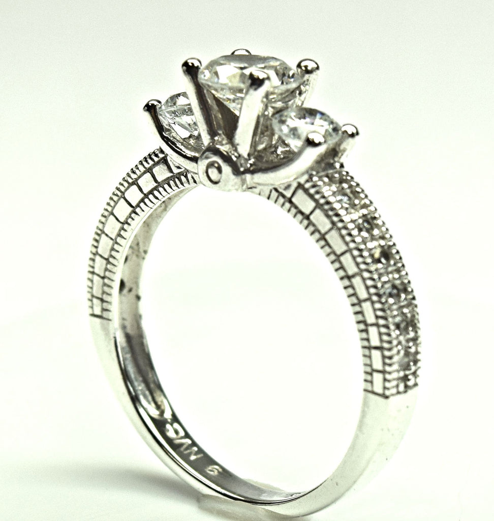 Sterling Silver Engagement Ring