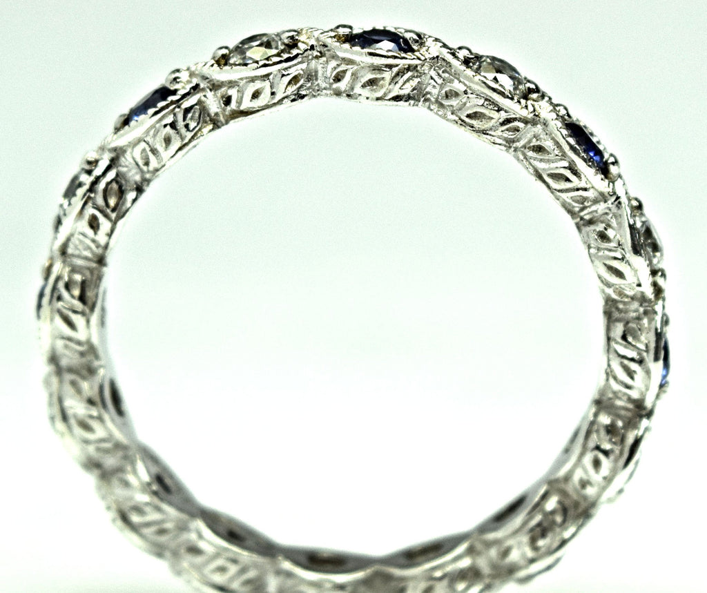Sterling Silver Eternity Band