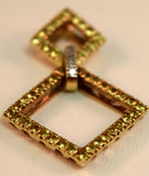 Two-Tone Gold Pendant