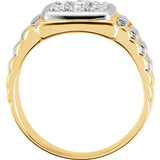 two-tone Gold Diamond Ring