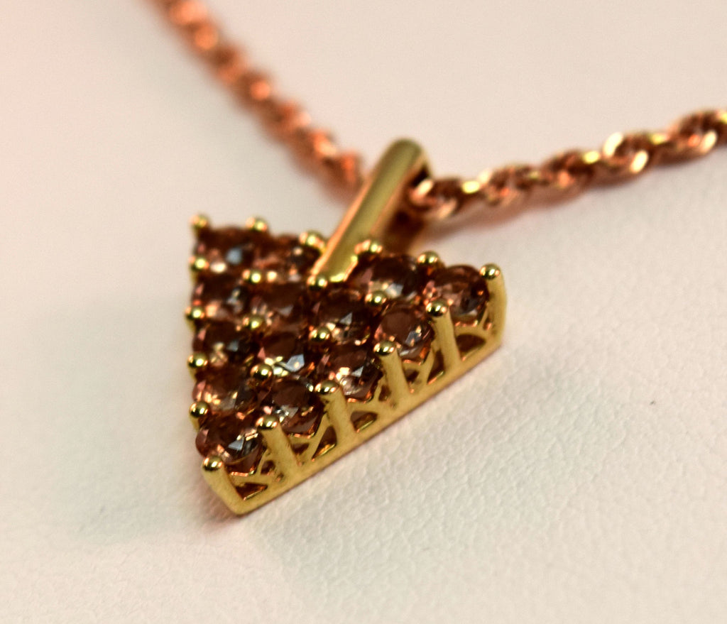 Rose Gold Morganite Necklace