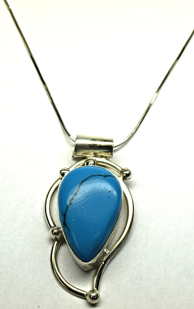 Sterling Silver Turquoise Neckalce
