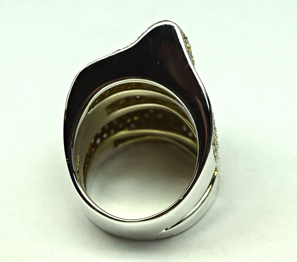 sterling silver face ring