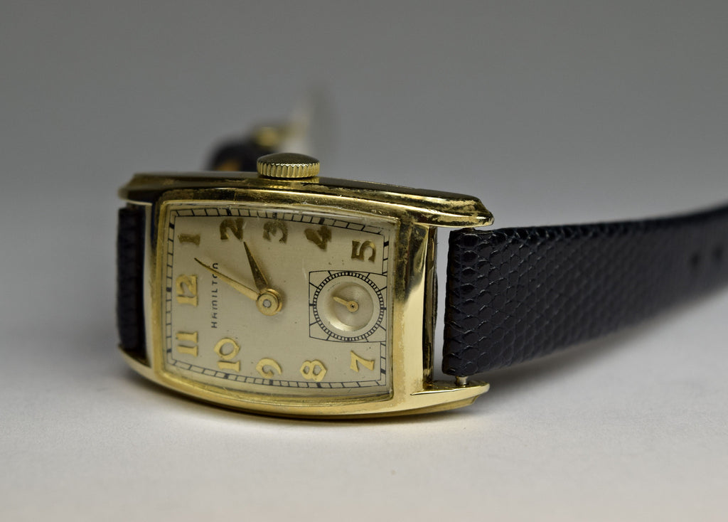 Gold filled hamilton wrist watch